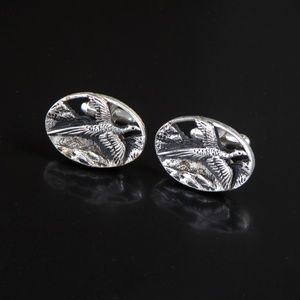 Vintage Flying Wild Pheasant Cufflinks